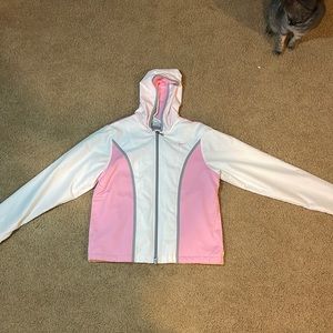pink nike windbreaker size small